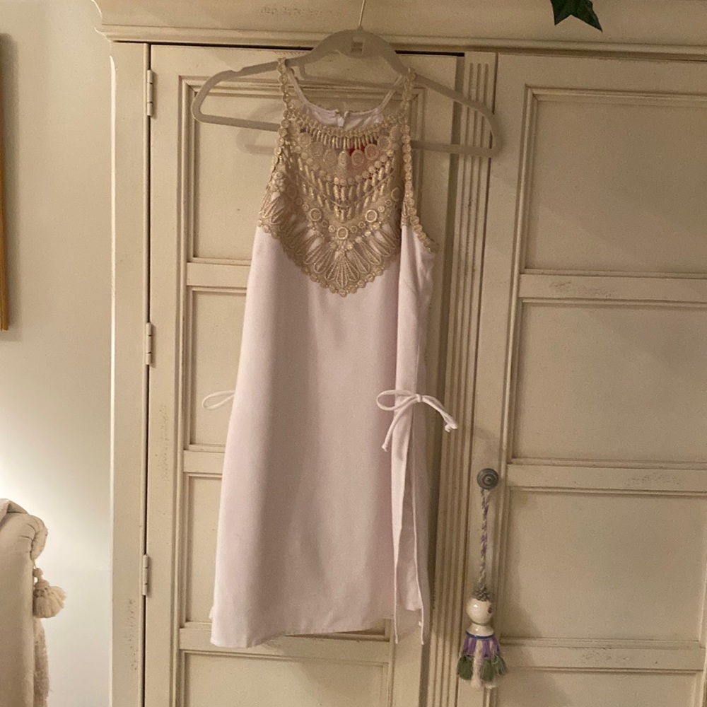 Lilly Pulitzer white sundress